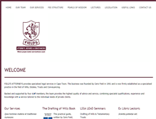Tablet Screenshot of fieldslaw.co.za